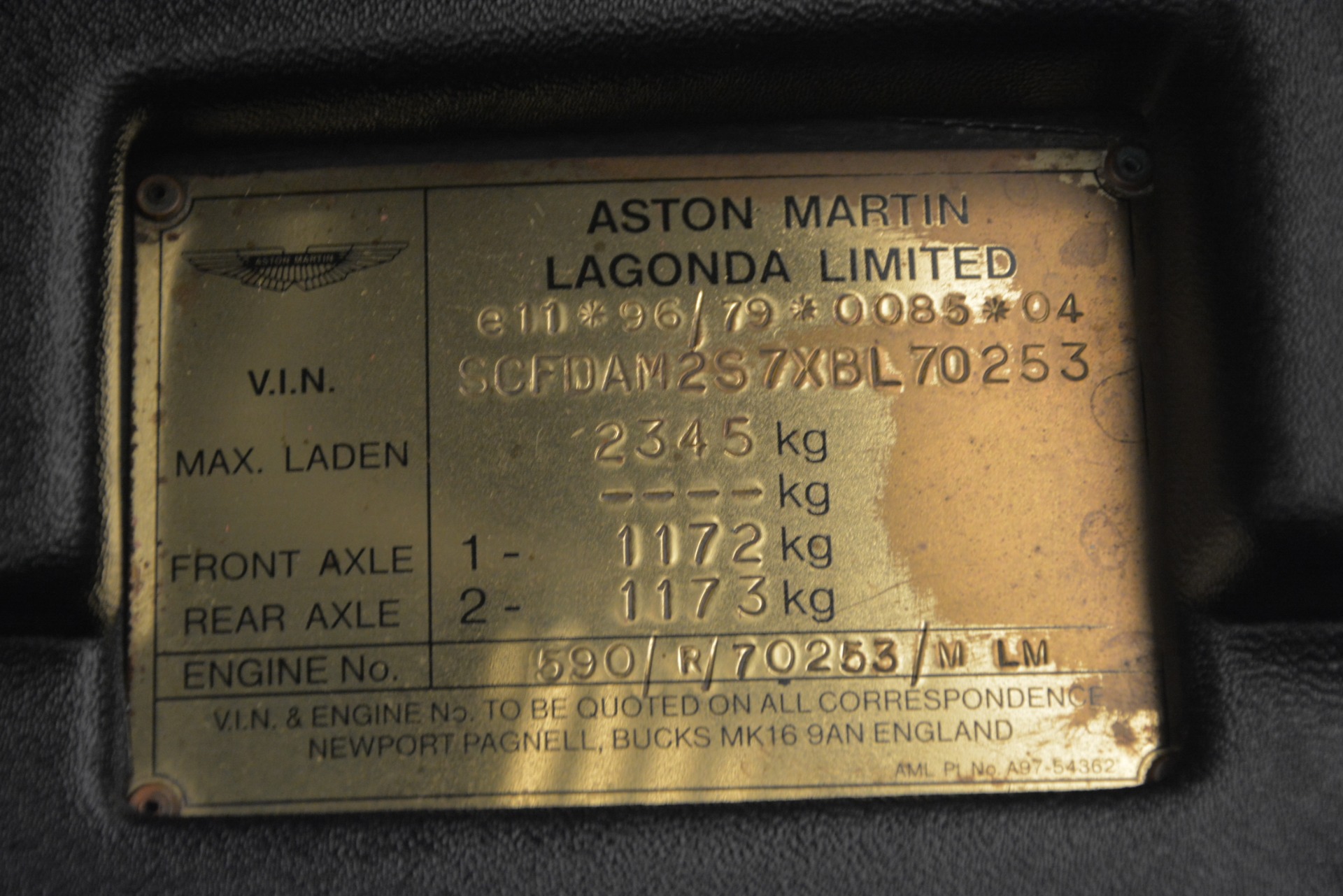 Used 1999 Aston Martin V8 Vantage Le Mans V600 Coupe | St. Petersburg, FL