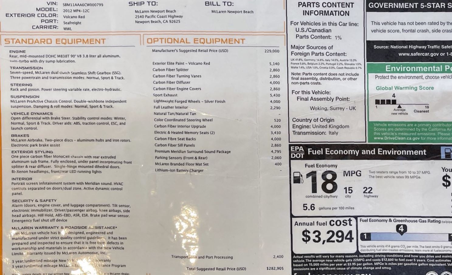 Used 2012 McLaren MP4-12C | St. Petersburg, FL