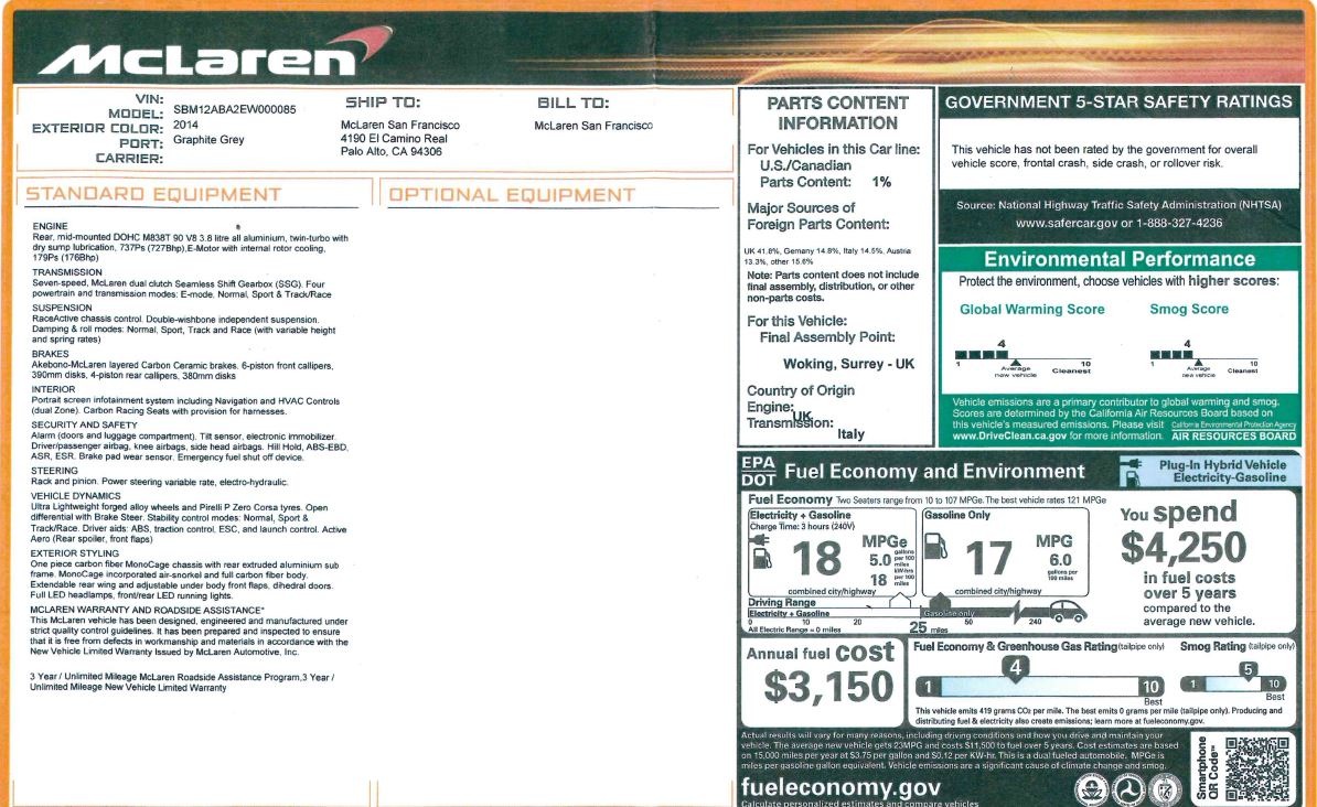 Used 2014 McLaren P1 | St. Petersburg, FL