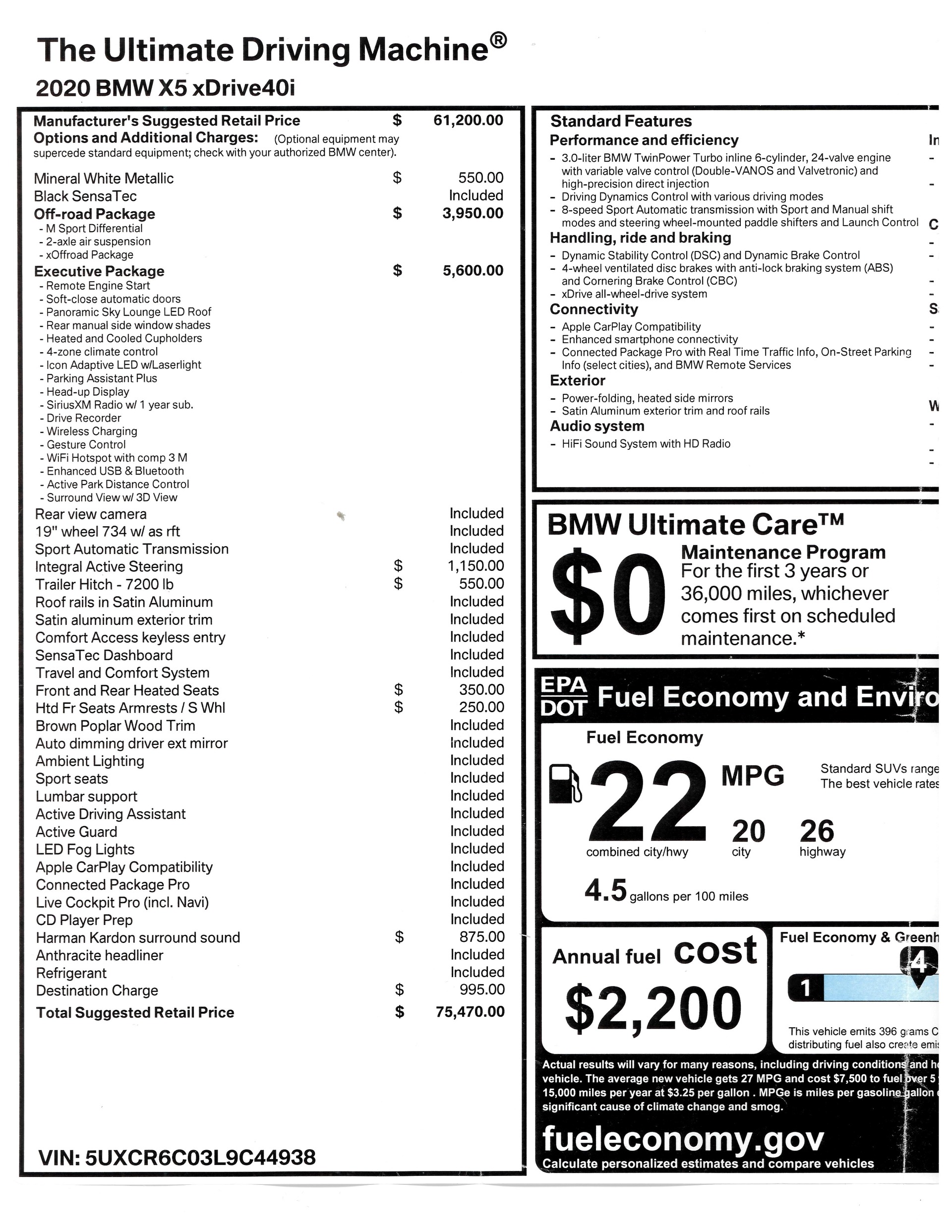 Used 2020 BMW X5 xDrive40i | St. Petersburg, FL