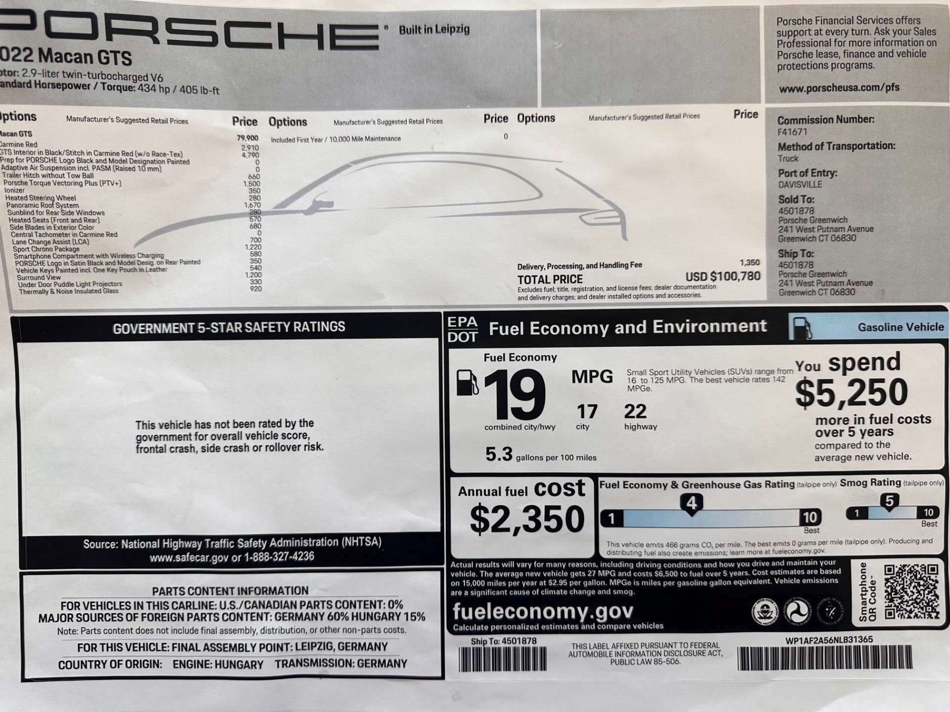 Used 2022 Porsche Macan GTS | St. Petersburg, FL