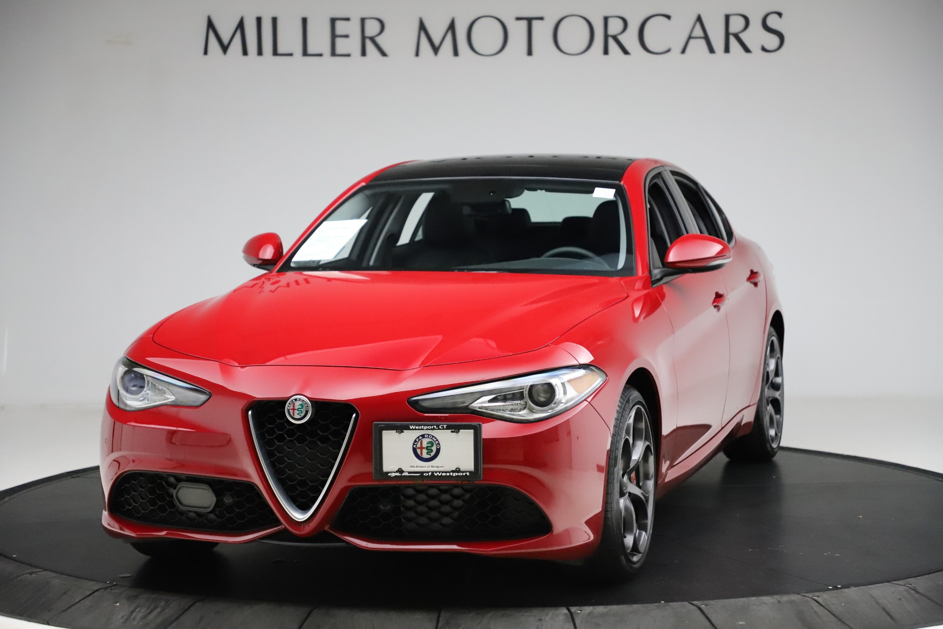 Pre Owned 2018 Alfa Romeo Giulia Ti Sport Q4 For Sale Miller Motorcars Stock 7957