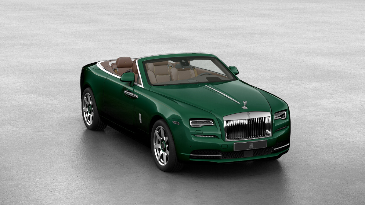 rollsroyce dawn blackbadgejavagreenoneofone green  1  Rolls royce Rolls  royce dawn Royce