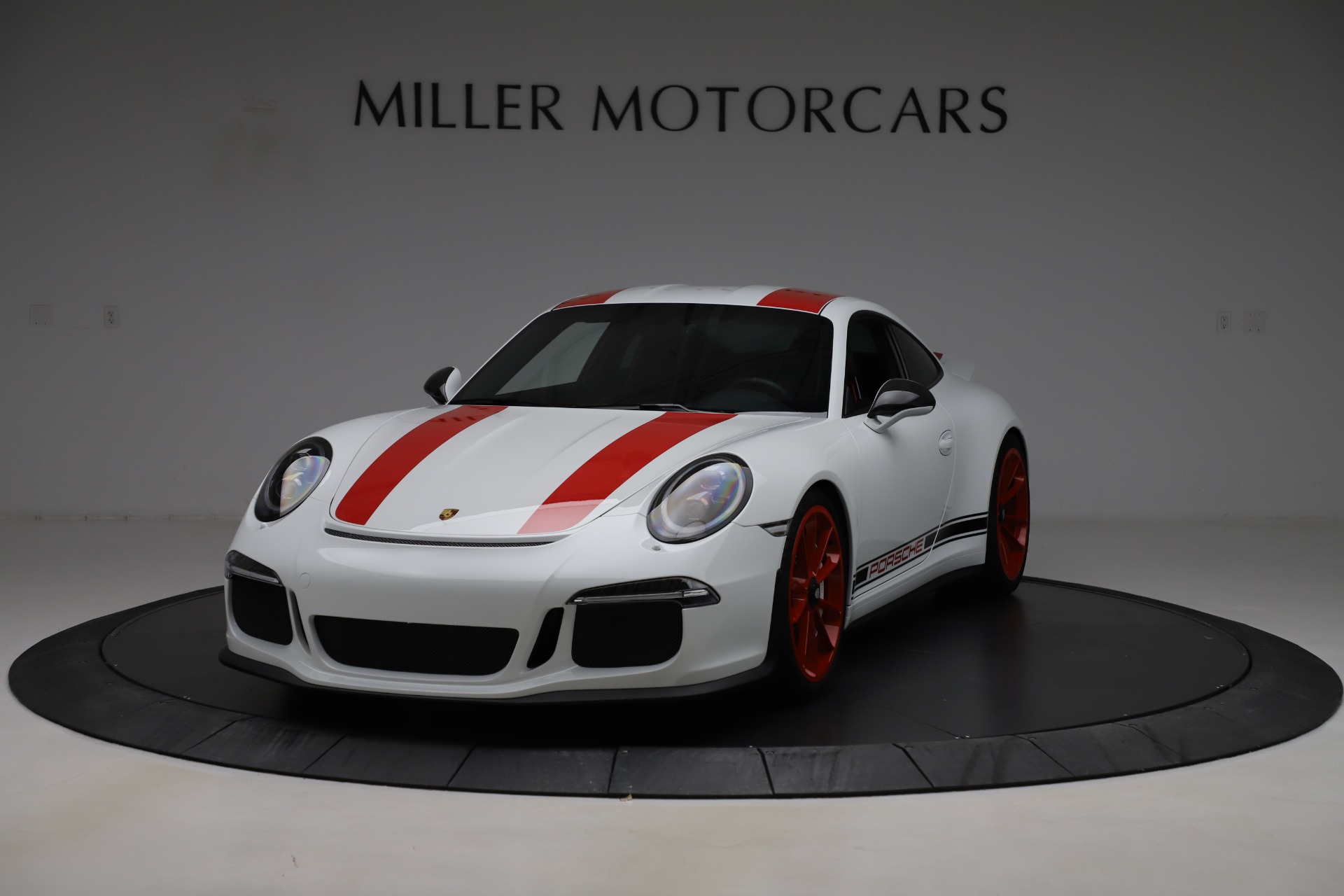 1/43 Porsche 911 R 2016MY ホワイト&レッドストライプ 1/43 Porsche 911 R 2016MY ホワイト&レッドストライプ