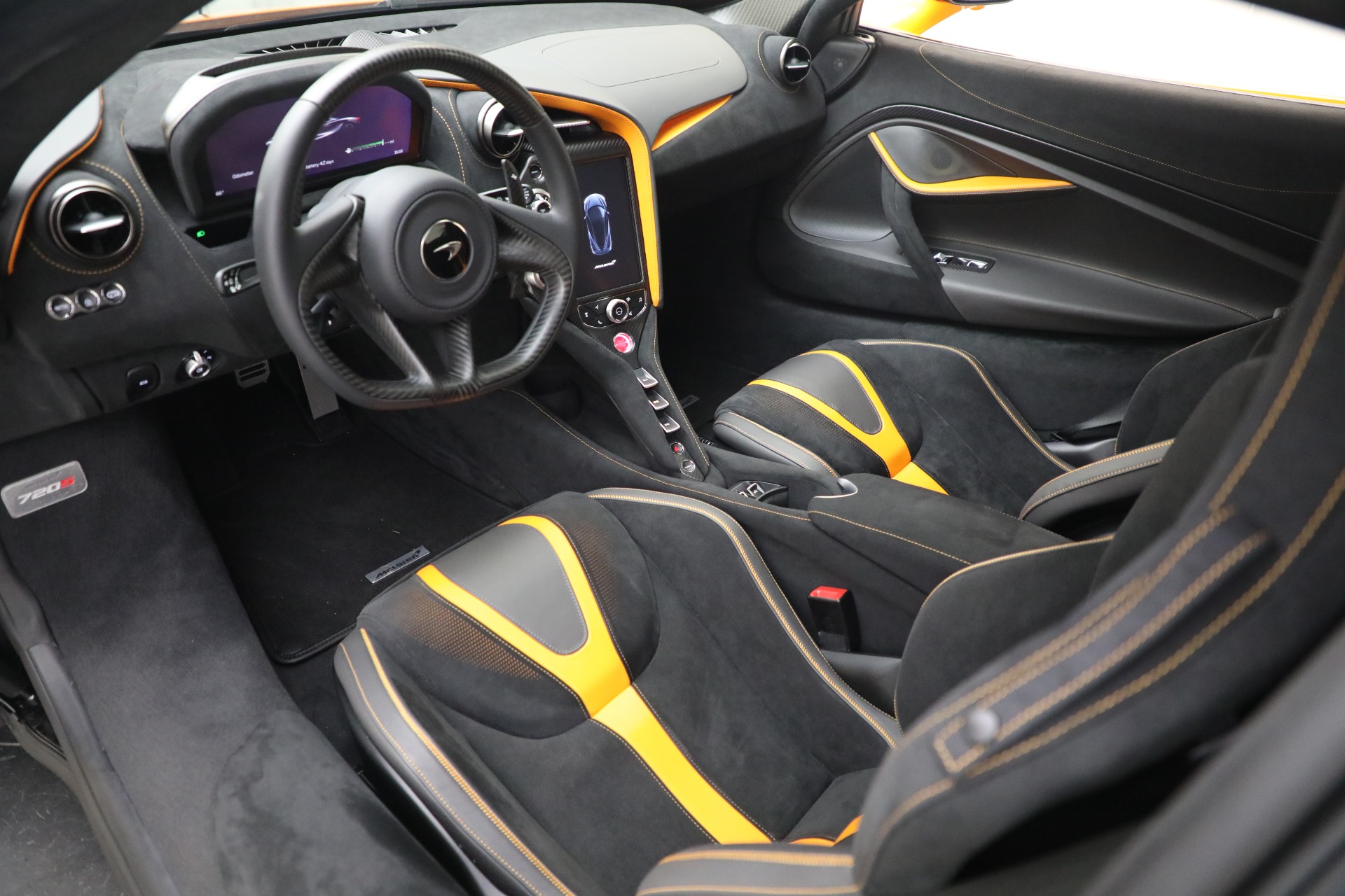 McLaren 720S Carbon Fiber Steering Wheel with Extended Shift Paddles —  Miller Motorcars Boutique