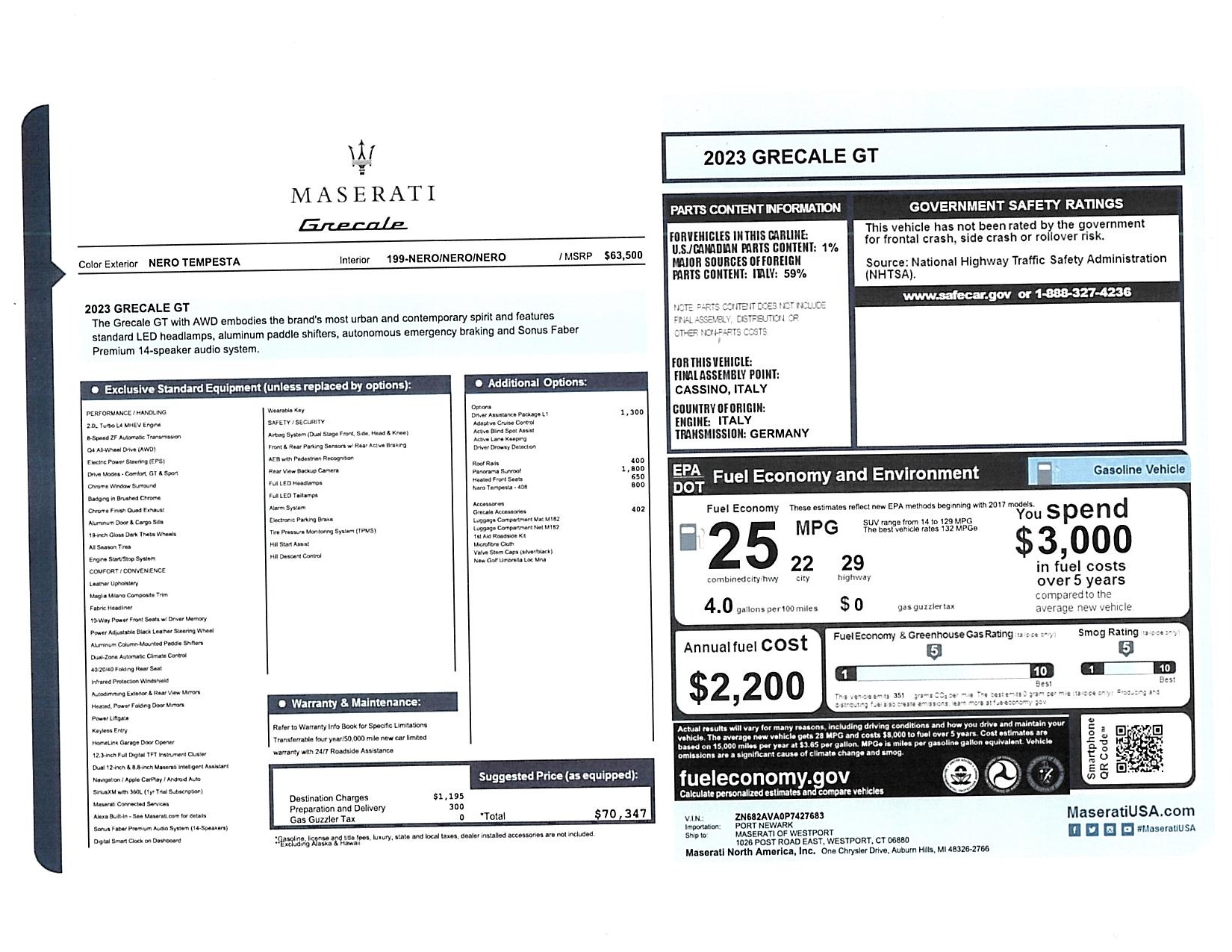 New-2023-Maserati-Grecale-GT