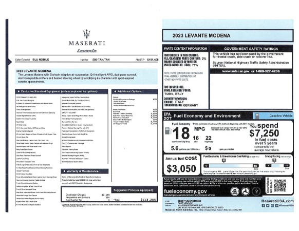 2023 Maserati Levante Modena