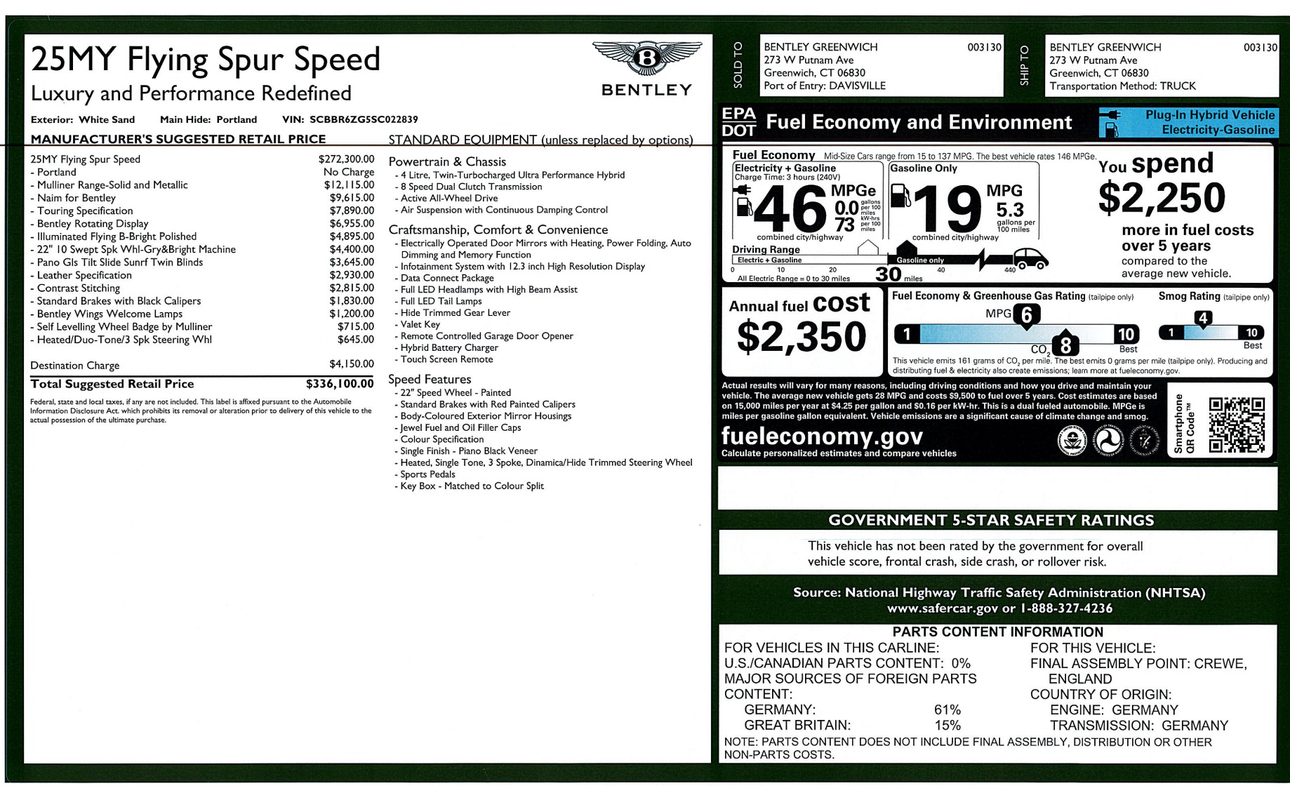 2025 Bentley Flying Spur Speed photo 28