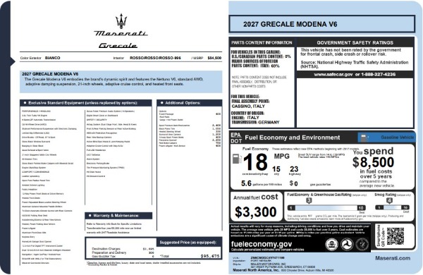 2027 Maserati Grecale MODENA